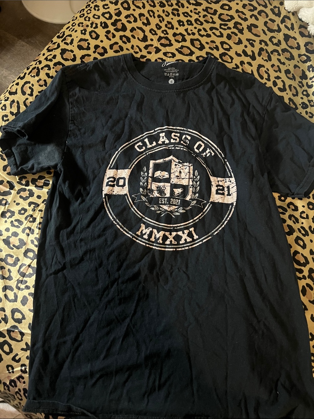 Unbranded Men’s Black 'Class of MMXXI' Graphic T-Shirt